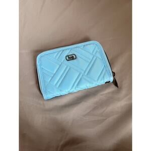 Lug Legacy Blue with floral Lug Rodeo zip around wallet